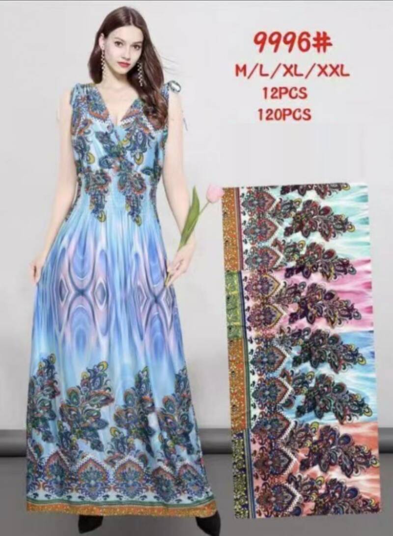 Sukienki damskie Roz M/L-XL/2XL, Mix Kolor Paczka 12 szt 1